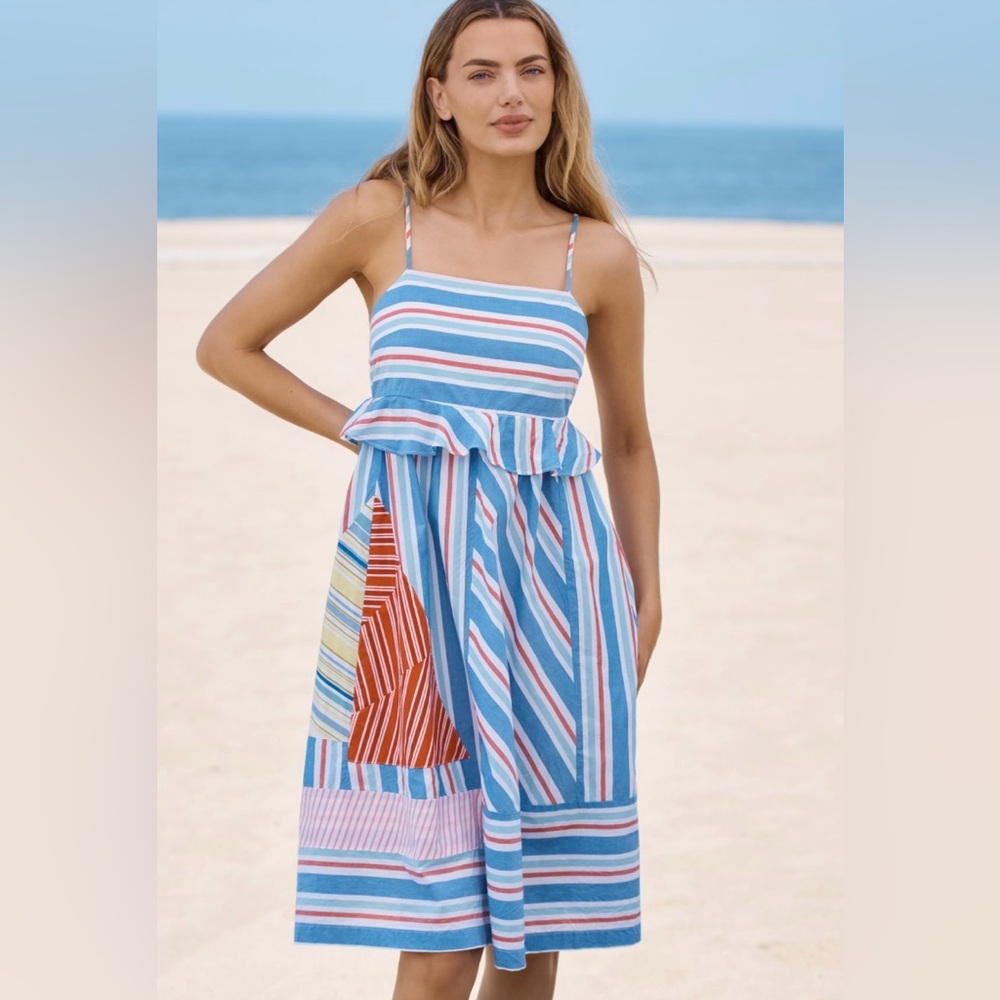 ANTHROPOLOGIE Celandines Striped Dress